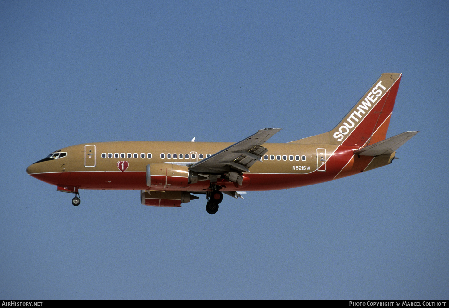 Aircraft Photo of N521SW | Boeing 737-5H4 | Southwest Airlines | AirHistory.net #656768