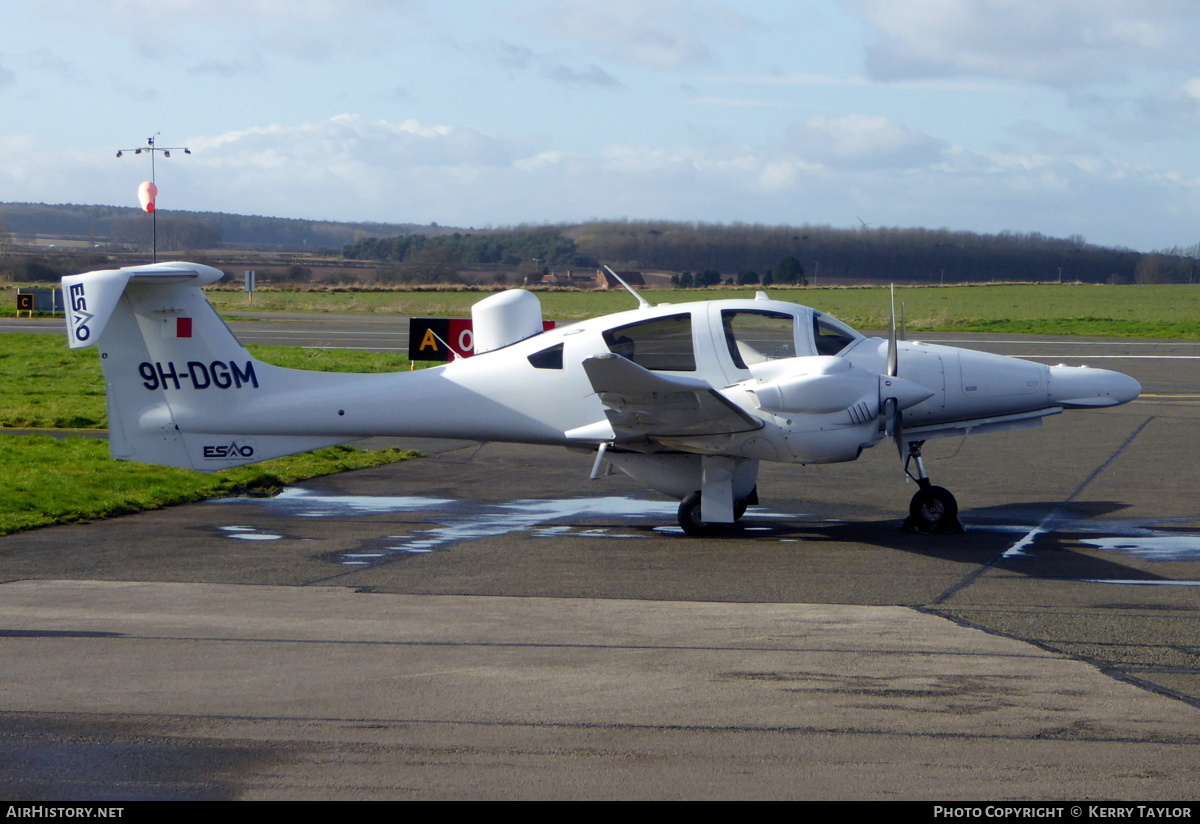 Aircraft Photo of 9H-DGM | Diamond DA62 MPP | ESAO - European Specialised Airborne Operations | AirHistory.net #656801