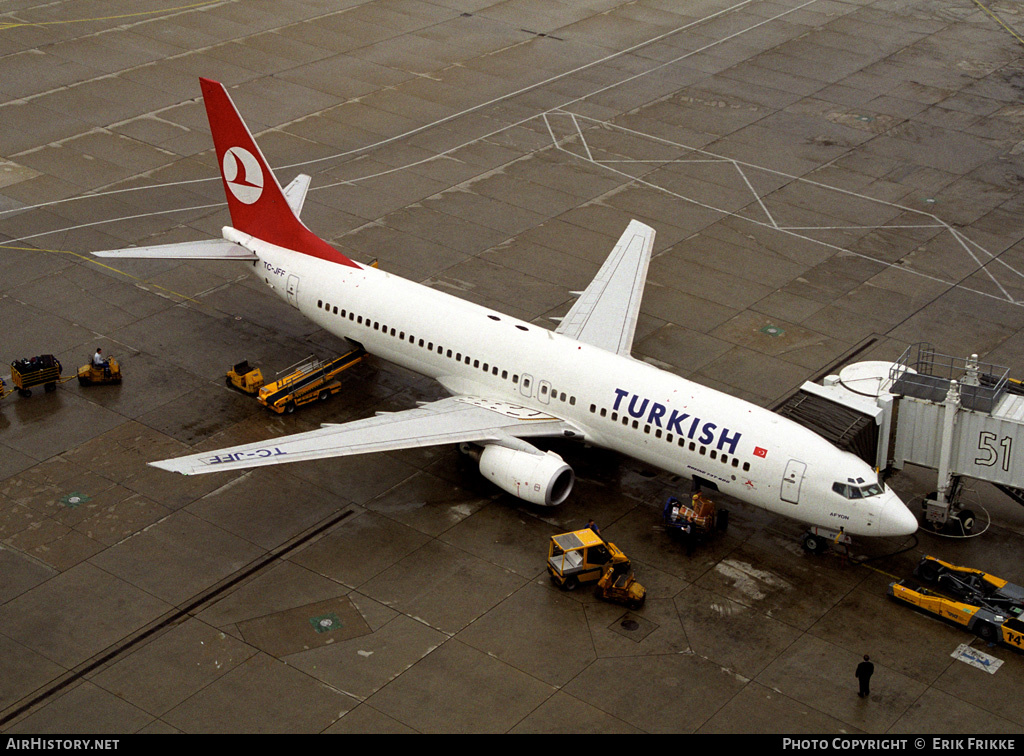 Aircraft Photo of TC-JFF | Boeing 737-8F2 | Turkish Airlines | AirHistory.net #656804