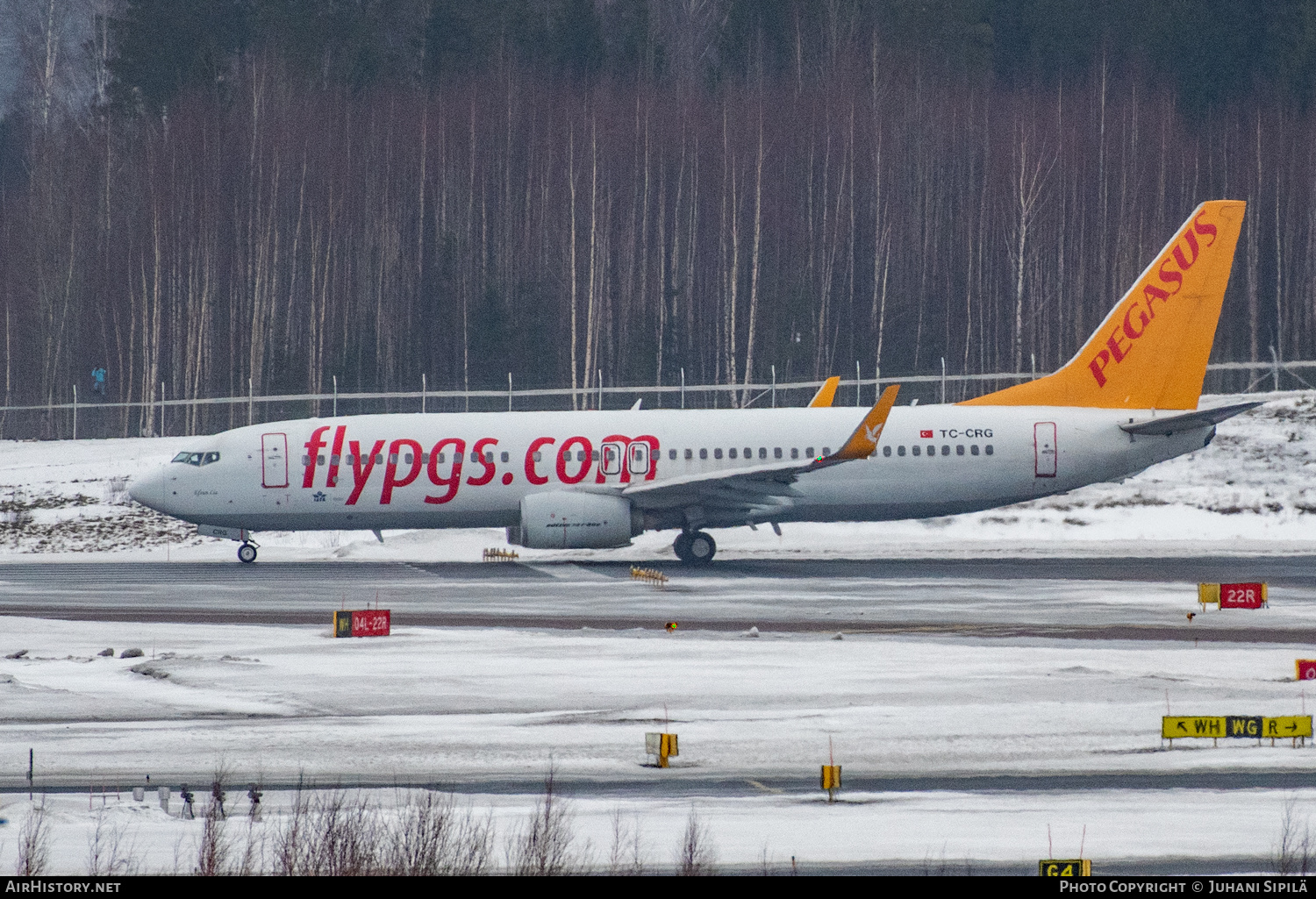 Aircraft Photo of TC-CRG | Boeing 737-800 | Pegasus Airlines | AirHistory.net #656807
