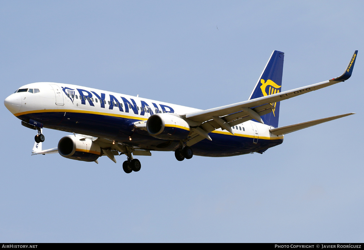 Aircraft Photo of EI-DPO | Boeing 737-8AS | Ryanair | AirHistory.net #656822