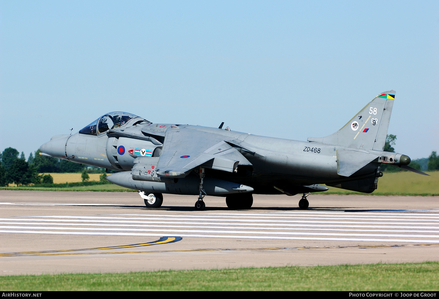 Aircraft Photo of ZD468 | British Aerospace Harrier GR9 | UK - Air Force | AirHistory.net #656853