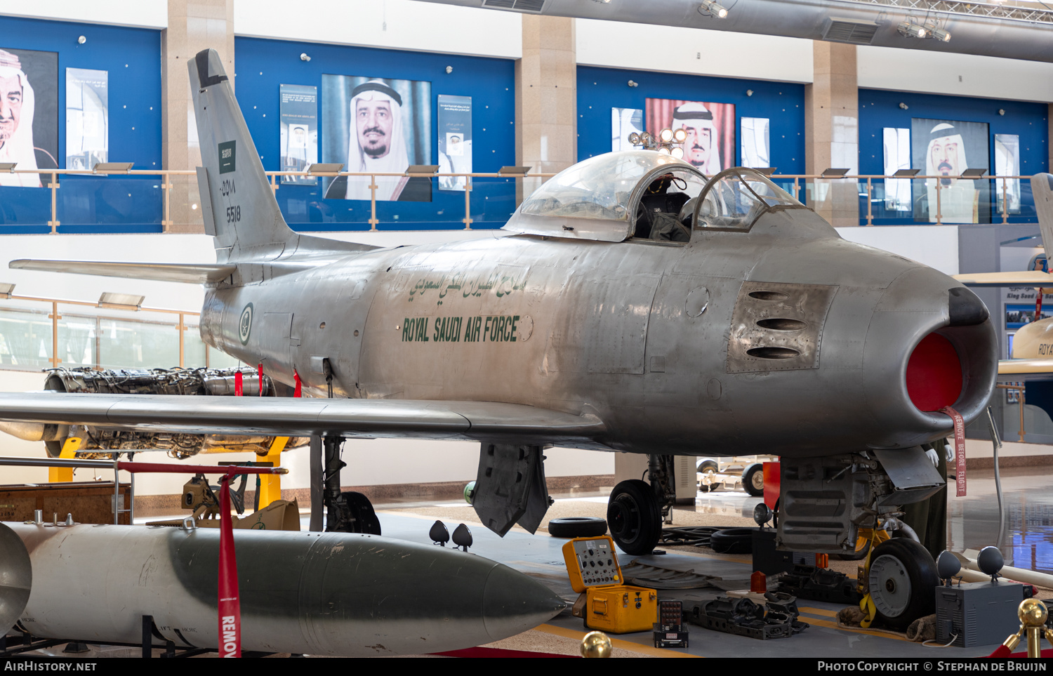 Aircraft Photo of 5518 | North American F-86F Sabre | Saudi Arabia - Air Force | AirHistory.net #656858