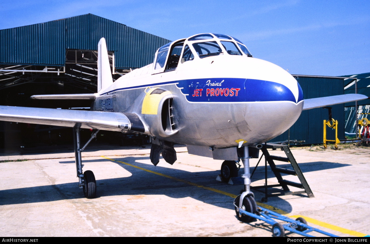 Aircraft Photo of G-AOBU | Hunting Percival P.84 Jet Provost T1 | Kennet Aviation | AirHistory.net #656873