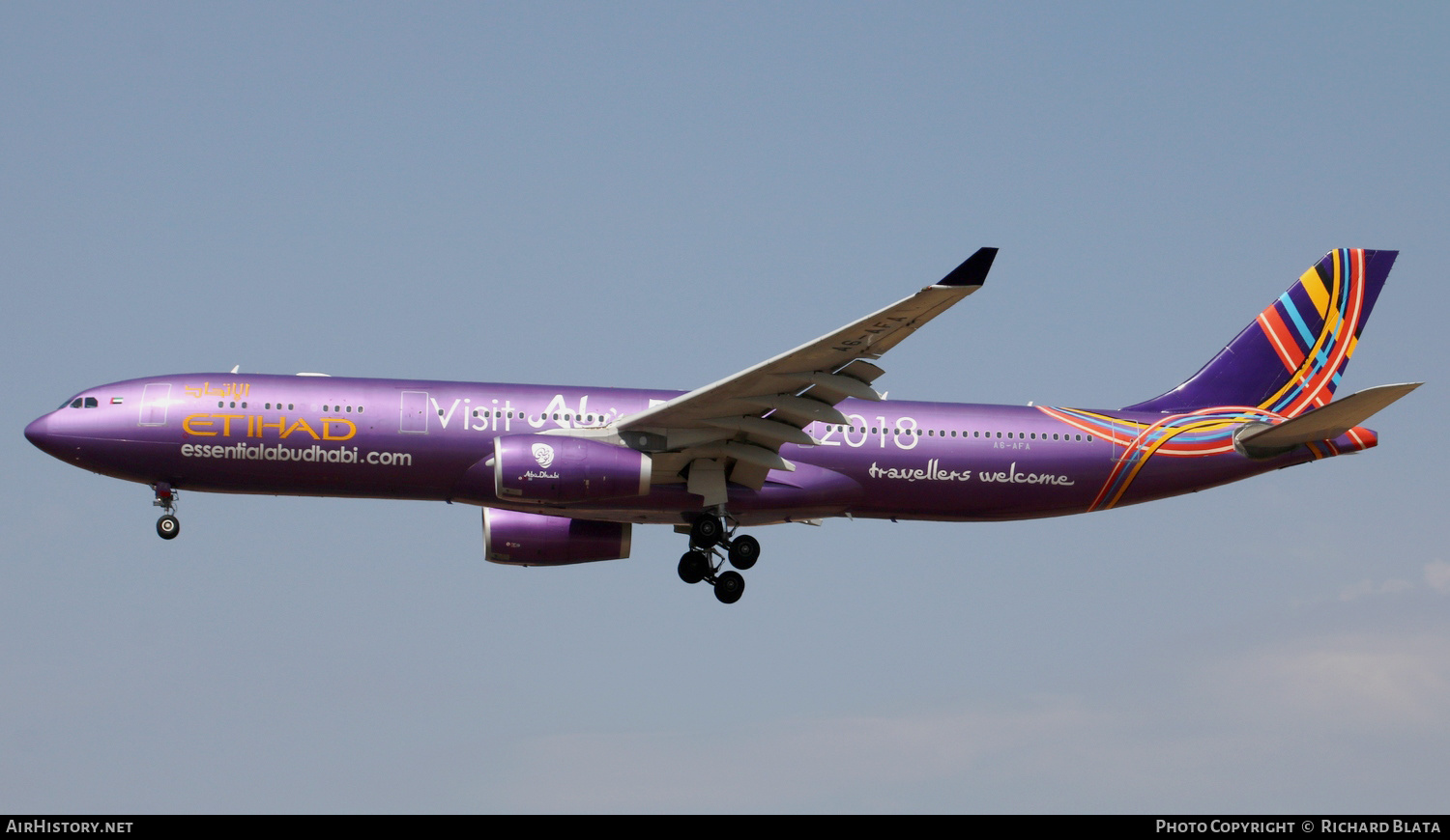 Aircraft Photo of A6-AFA | Airbus A330-343E | Etihad Airways | AirHistory.net #656893