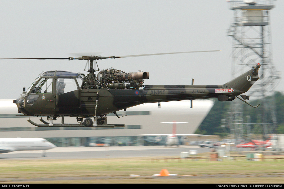 Aircraft Photo of XT626 | Westland Scout AH1 (P-531-2) | UK - Army | AirHistory.net #656916