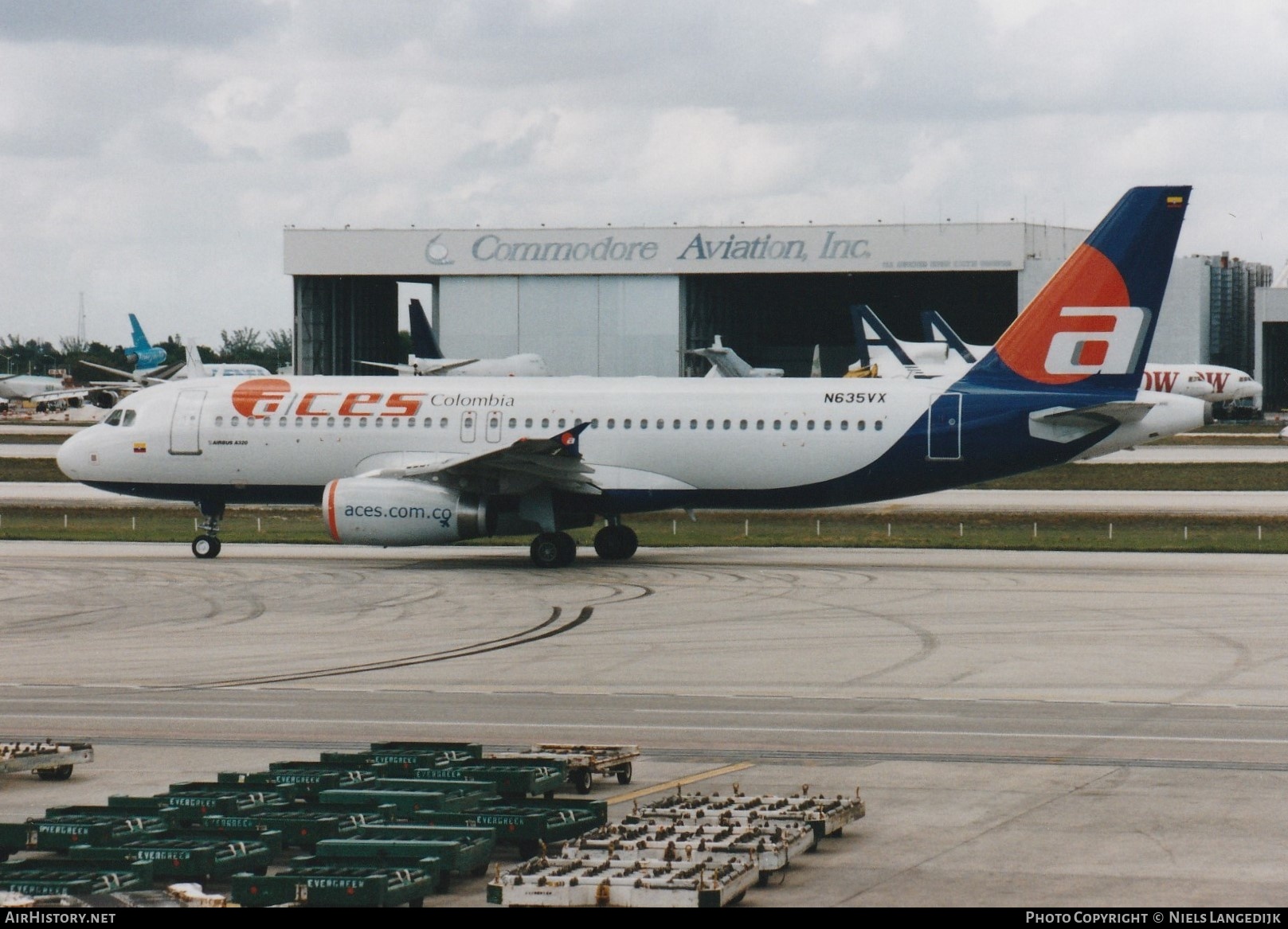 Aircraft Photo of N635VX | Airbus A320-232 | ACES - Aerolíneas Centrales de Colombia | AirHistory.net #656918