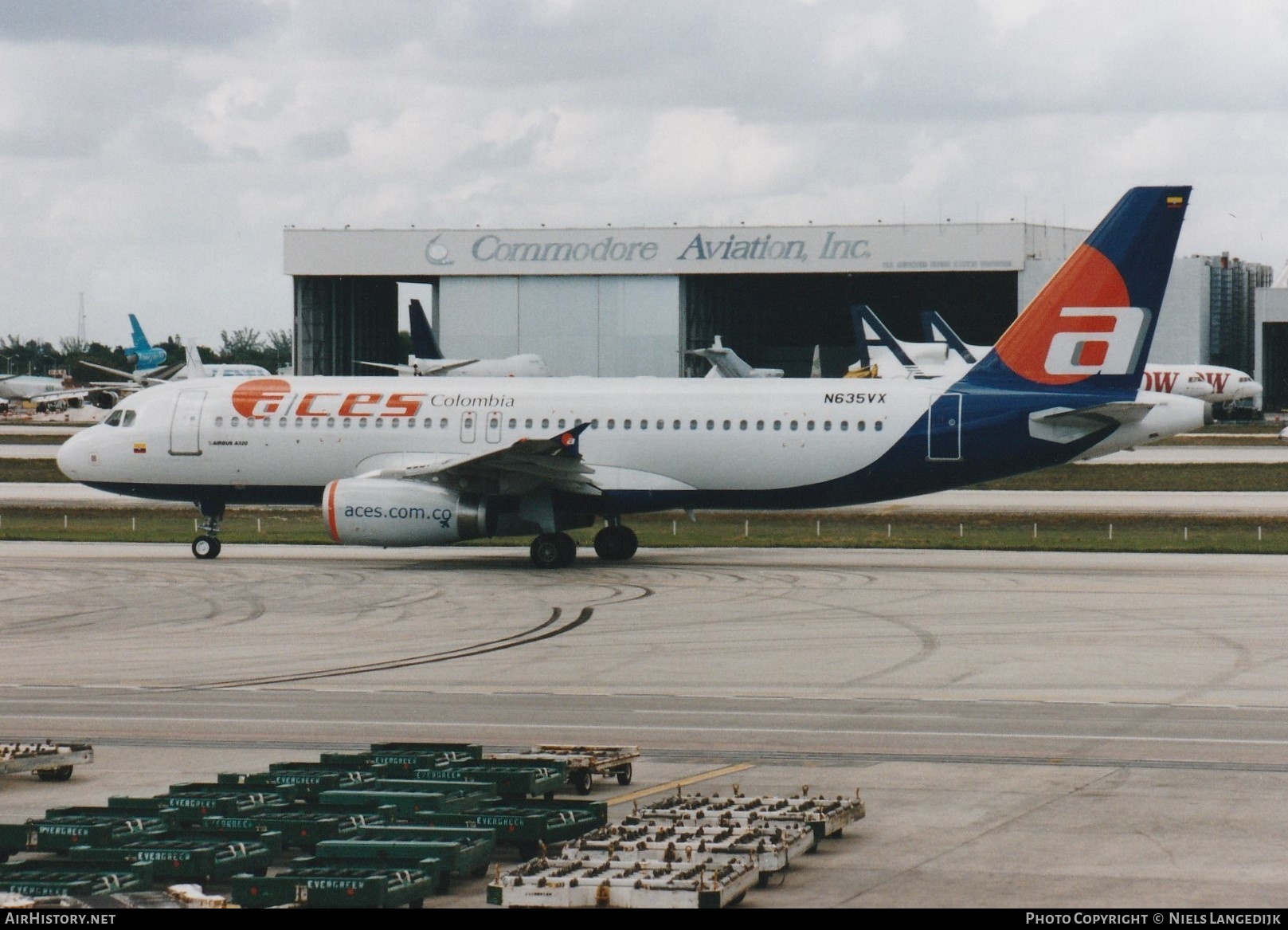 Aircraft Photo of N635VX | Airbus A320-232 | ACES - Aerolíneas Centrales de Colombia | AirHistory.net #656918