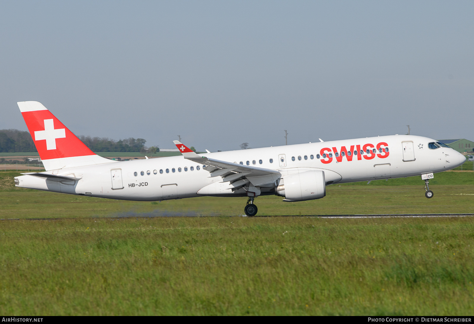 Aircraft Photo of HB-JCD | Bombardier CSeries CS300 (BD-500-1A11) | Swiss International Air Lines | AirHistory.net #656923