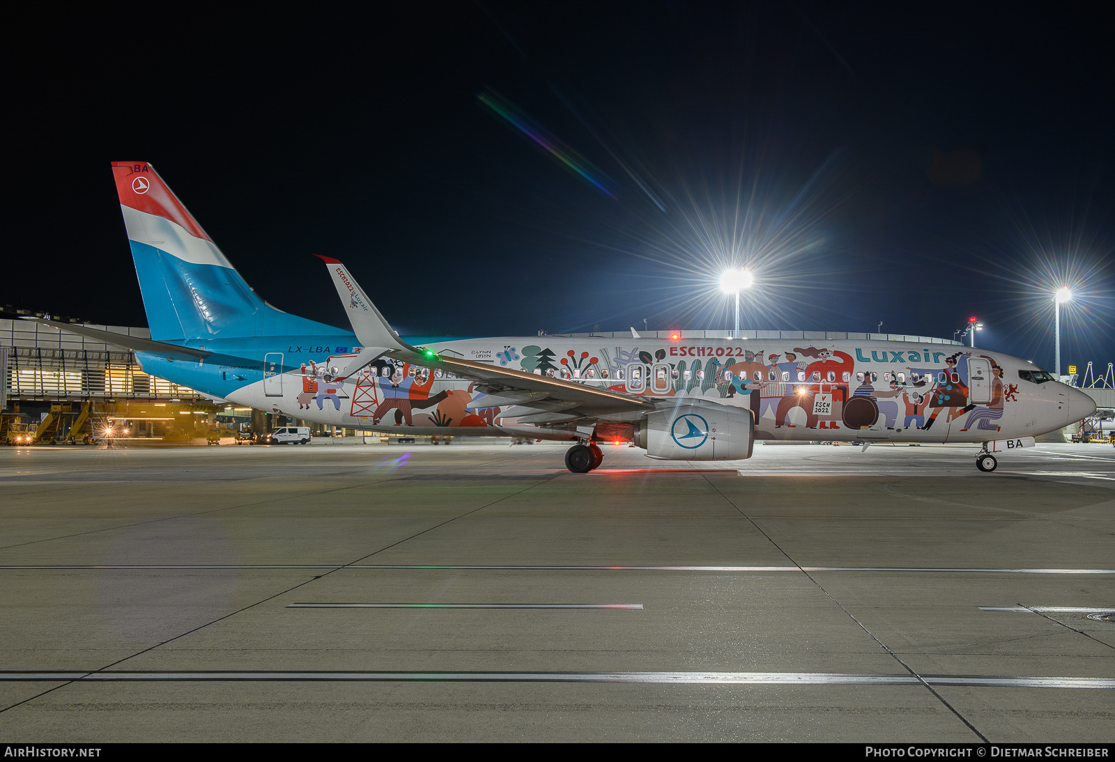 Aircraft Photo of LX-LBA | Boeing 737-8C9 | Luxair | AirHistory.net #656924