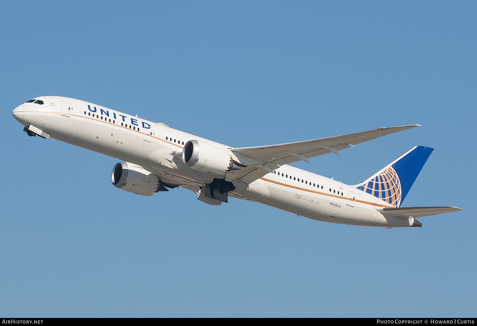 Aircraft Photo of N24974 | Boeing 787-9 Dreamliner | United Airlines | AirHistory.net #656926