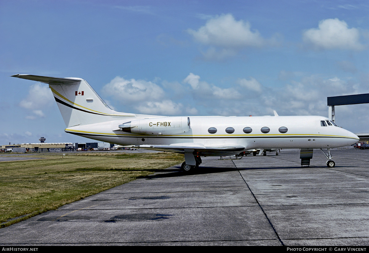 Aircraft Photo of C-FHBX | Grumman American G-1159B Gulfstream II-B | Hudson's Bay Oil and Gas | AirHistory.net #656930