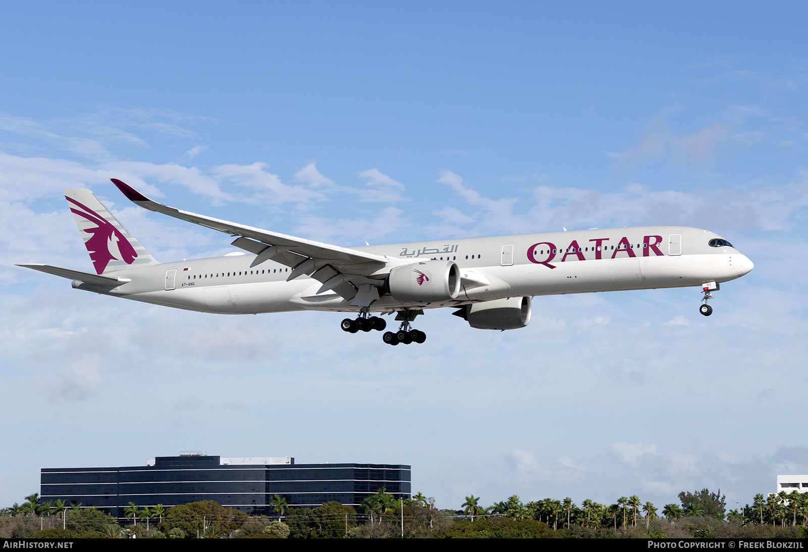 Aircraft Photo of A7-ANG | Airbus A350-1041 | Qatar Airways | AirHistory.net #656941