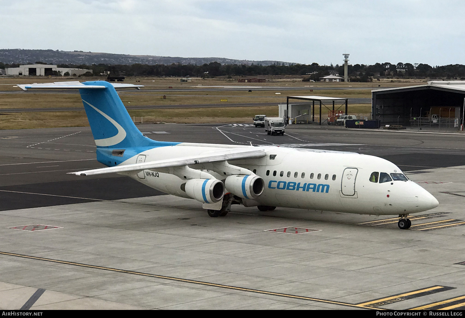 Aircraft Photo of VH-NJQ | British Aerospace Avro 146-RJ100 | Cobham Aviation Services | AirHistory.net #656962