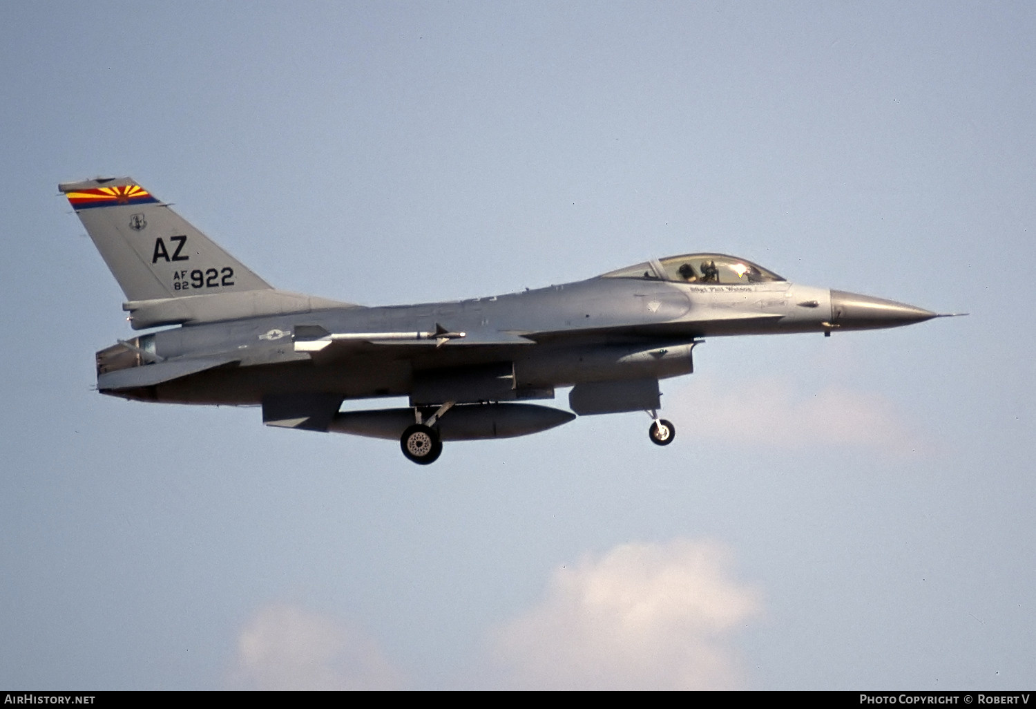 Aircraft Photo of 82-0922 / AF82-922 | General Dynamics F-16A Fighting Falcon | USA - Air Force | AirHistory.net #657004
