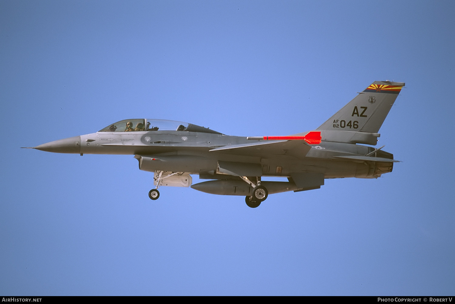 Aircraft Photo of 82-1046 / AF82-046 | General Dynamics F-16B/ADF Fighting Falcon | USA - Air Force | AirHistory.net #657016