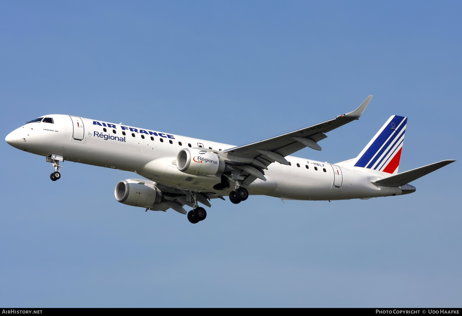 Aircraft Photo of F-HBLF | Embraer 190LR (ERJ-190-100LR) | Air France | AirHistory.net #657018