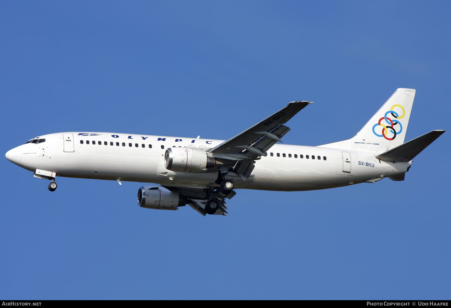 Aircraft Photo of SX-BKU | Boeing 737-48E | Olympic | AirHistory.net #657026