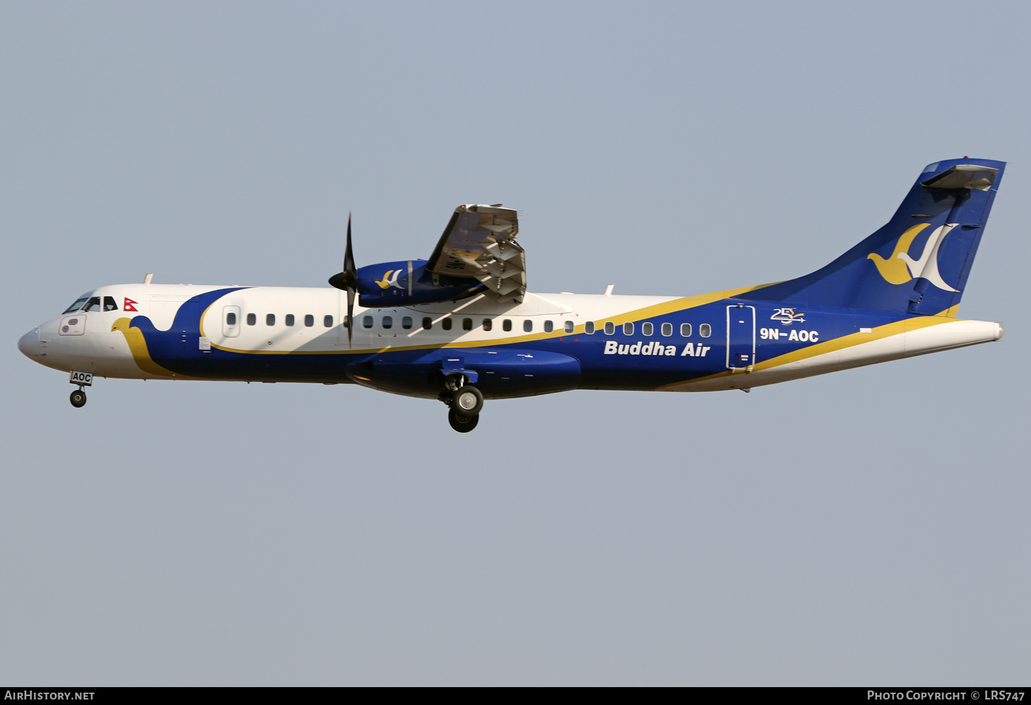 Aircraft Photo of 9N-AOC | ATR ATR-72-500 (ATR-72-212A) | Buddha Air | AirHistory.net #657041