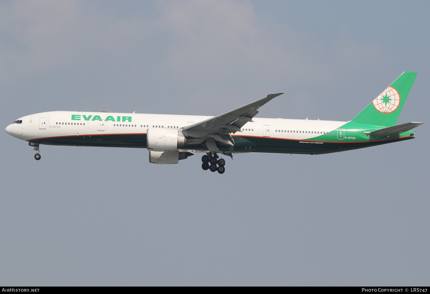 Aircraft Photo of B-16730 | Boeing 777-35E/ER | EVA Air | AirHistory.net #657045
