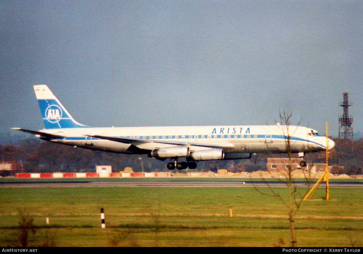 Aircraft Photo of OY-KTE | McDonnell Douglas DC-8-62CF | Arista International Airlines - AIA | AirHistory.net #657046