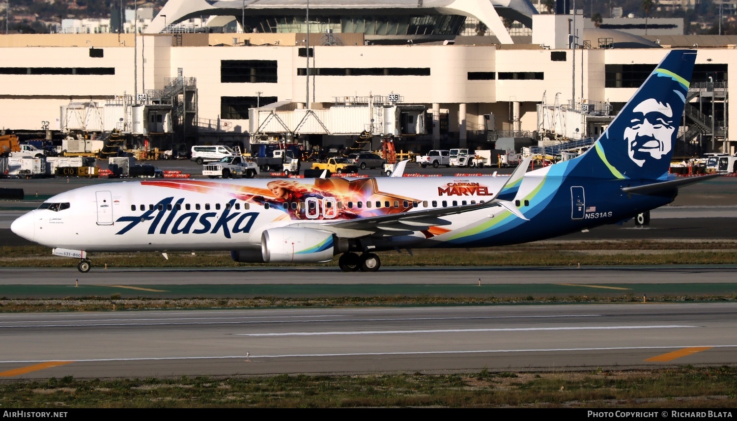 Aircraft Photo of N531AS | Boeing 737-890 | Alaska Airlines | AirHistory.net #657064