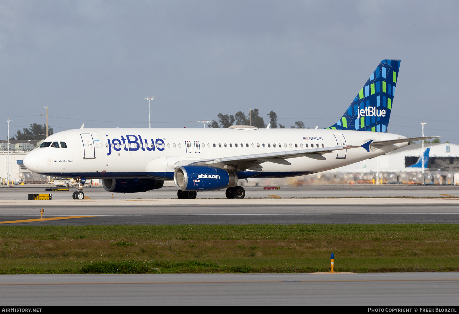 Aircraft Photo of N510JB | Airbus A320-232 | JetBlue Airways | AirHistory.net #657074