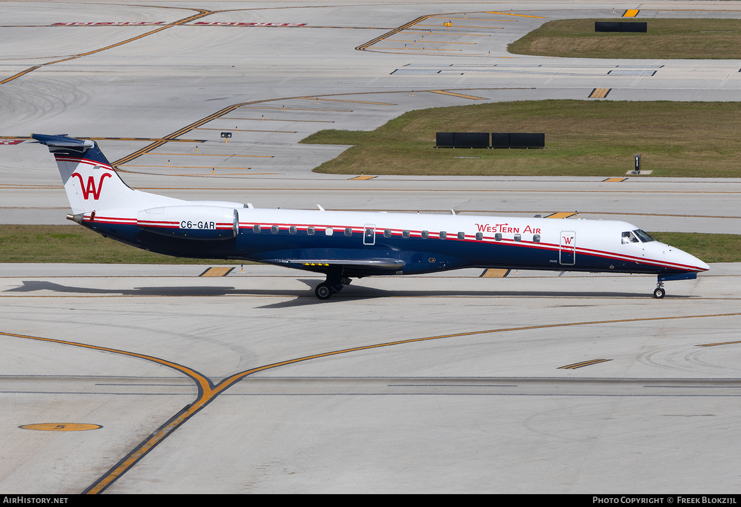 Aircraft Photo of C6-GAR | Embraer ERJ-145LR (EMB-145LR) | Western Air | AirHistory.net #657085