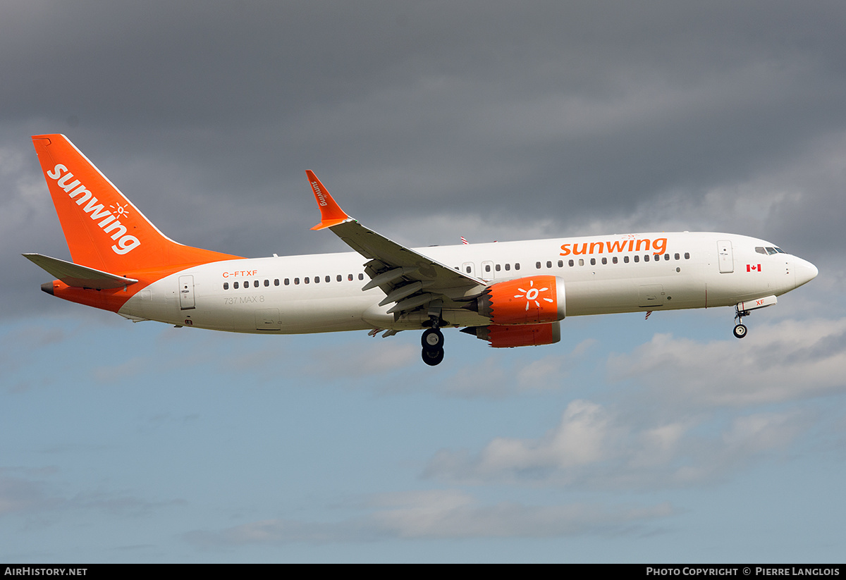 Aircraft Photo of C-FTXF | Boeing 737-8 Max 8 | Sunwing Airlines | AirHistory.net #657091
