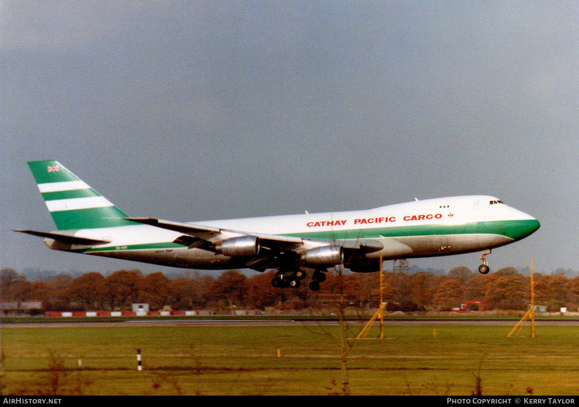 Aircraft Photo of VR-HVY | Boeing 747-236F/SCD | Cathay Pacific Airways Cargo | AirHistory.net #657120