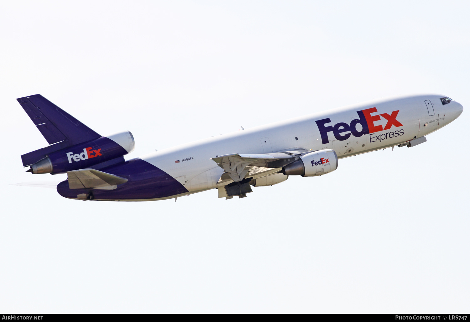 Aircraft Photo of N394FE | Boeing MD-10-10F | FedEx Express - Federal Express | AirHistory.net #657133