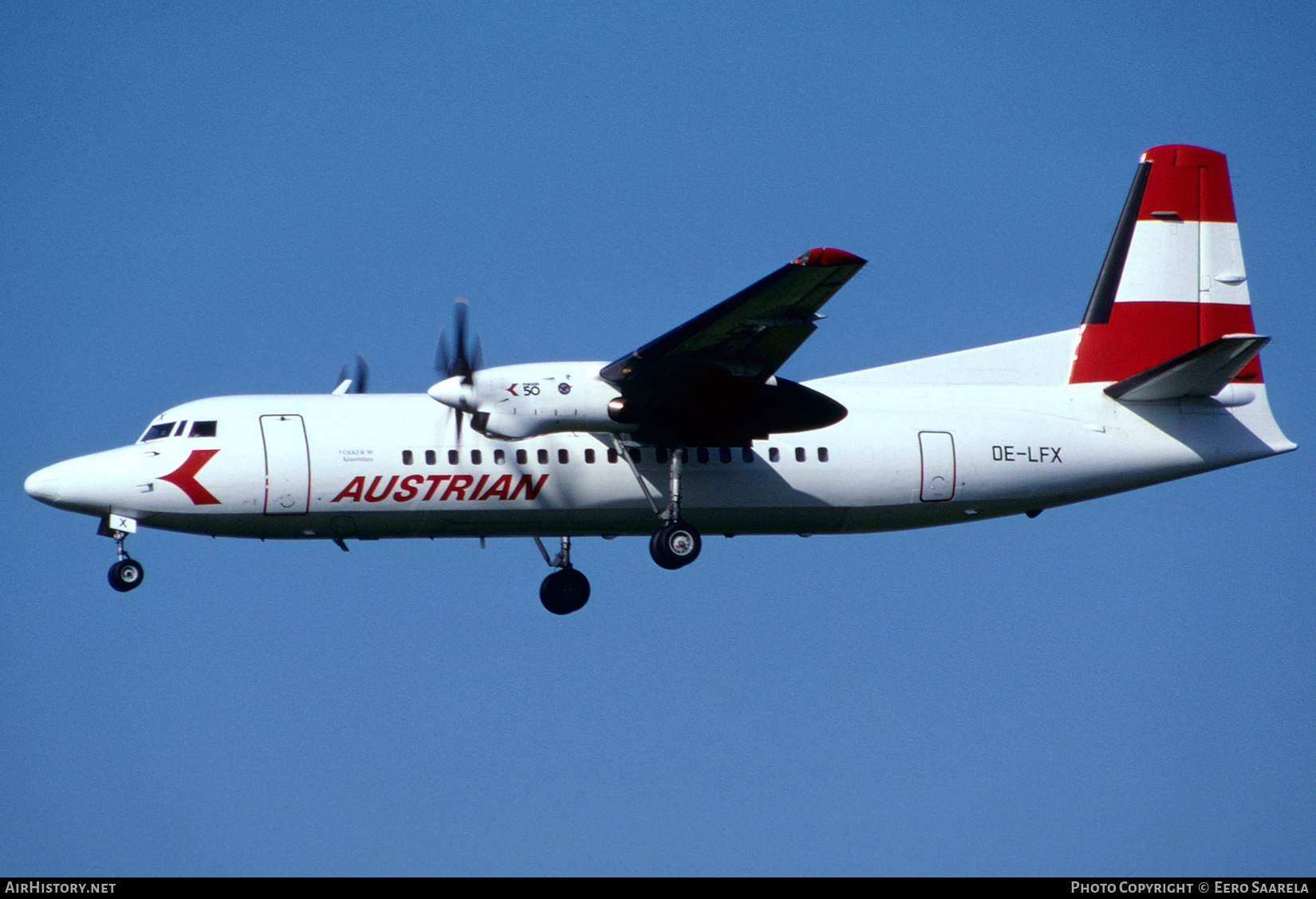 Aircraft Photo of OE-LFX | Fokker 50 | Austrian Airlines | AirHistory.net #657138