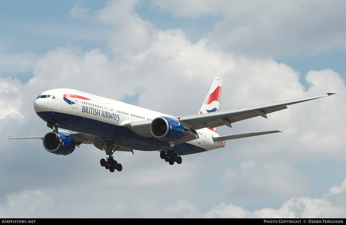Aircraft Photo of G-YMMD | Boeing 777-236/ER | British Airways | AirHistory.net #657143