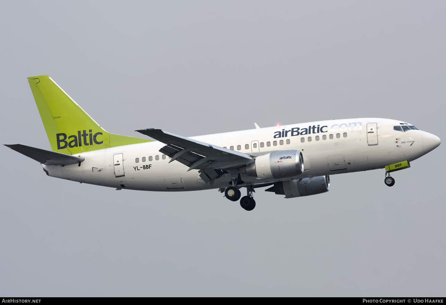 Aircraft Photo of YL-BBF | Boeing 737-548 | AirBaltic | AirHistory.net #657144