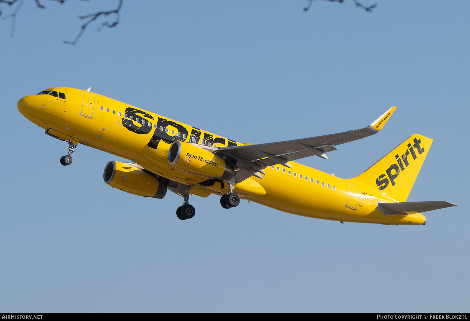 Aircraft Photo of N641NK | Airbus A320-232 | Spirit Airlines | AirHistory.net #657155