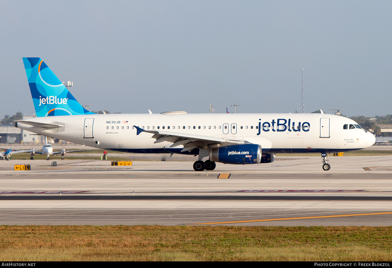 Aircraft Photo of N630JB | Airbus A320-232 | JetBlue Airways | AirHistory.net #657157