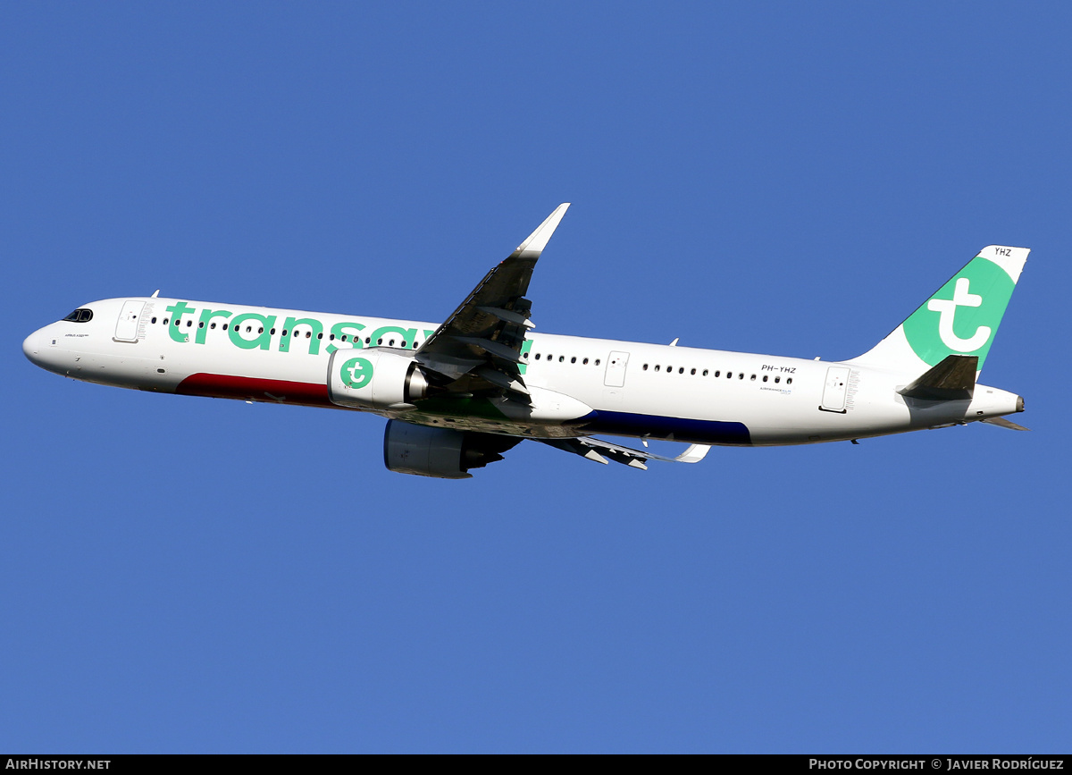 Aircraft Photo of PH-YHZ | Airbus A321-251NX | Transavia | AirHistory.net #657160