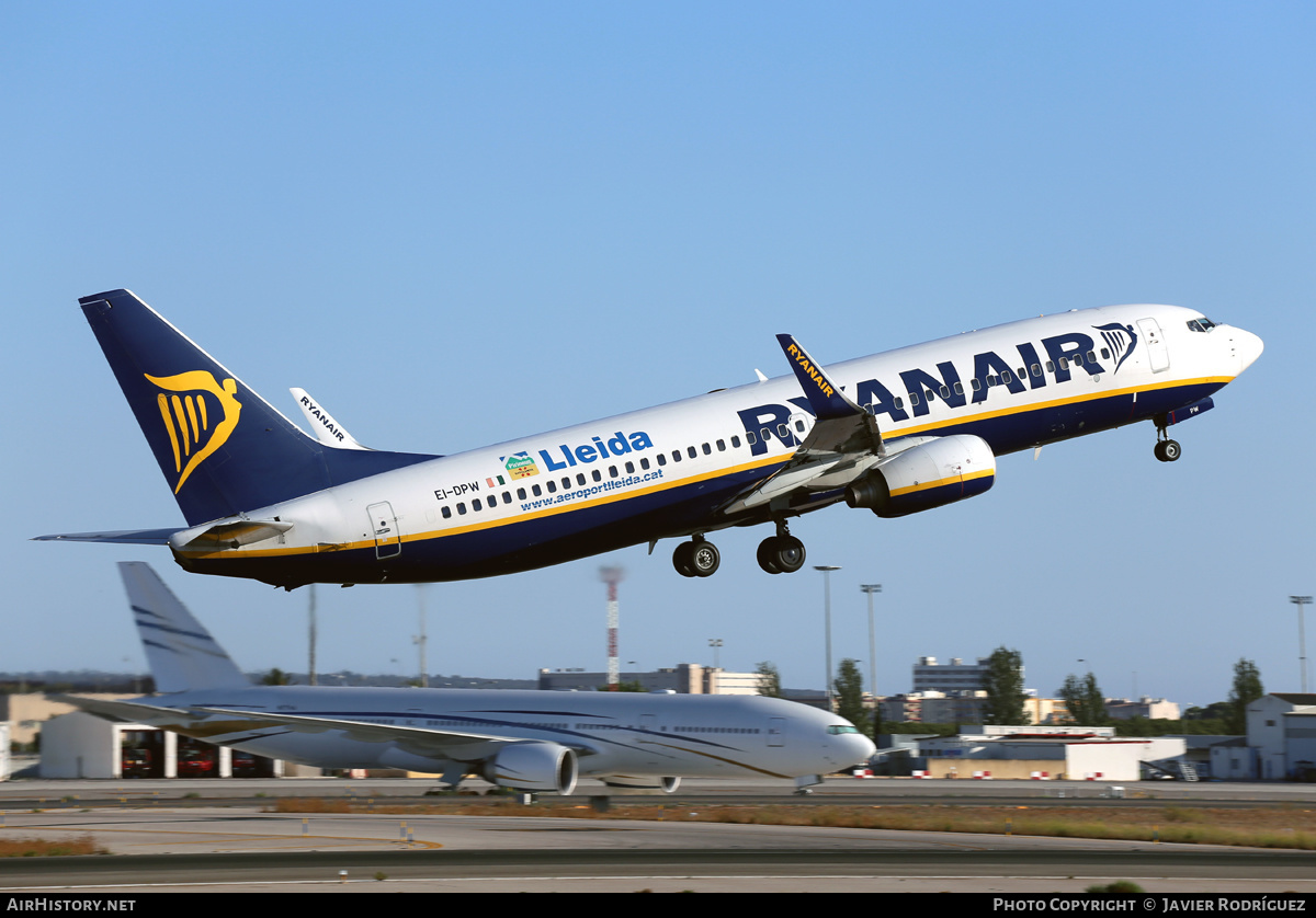 Aircraft Photo of EI-DPW | Boeing 737-8AS | Ryanair | AirHistory.net #657168
