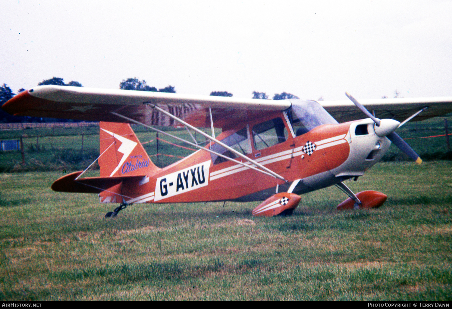 Aircraft Photo of G-AYXU | Bellanca 7KCAB Citabria | AirHistory.net #657238