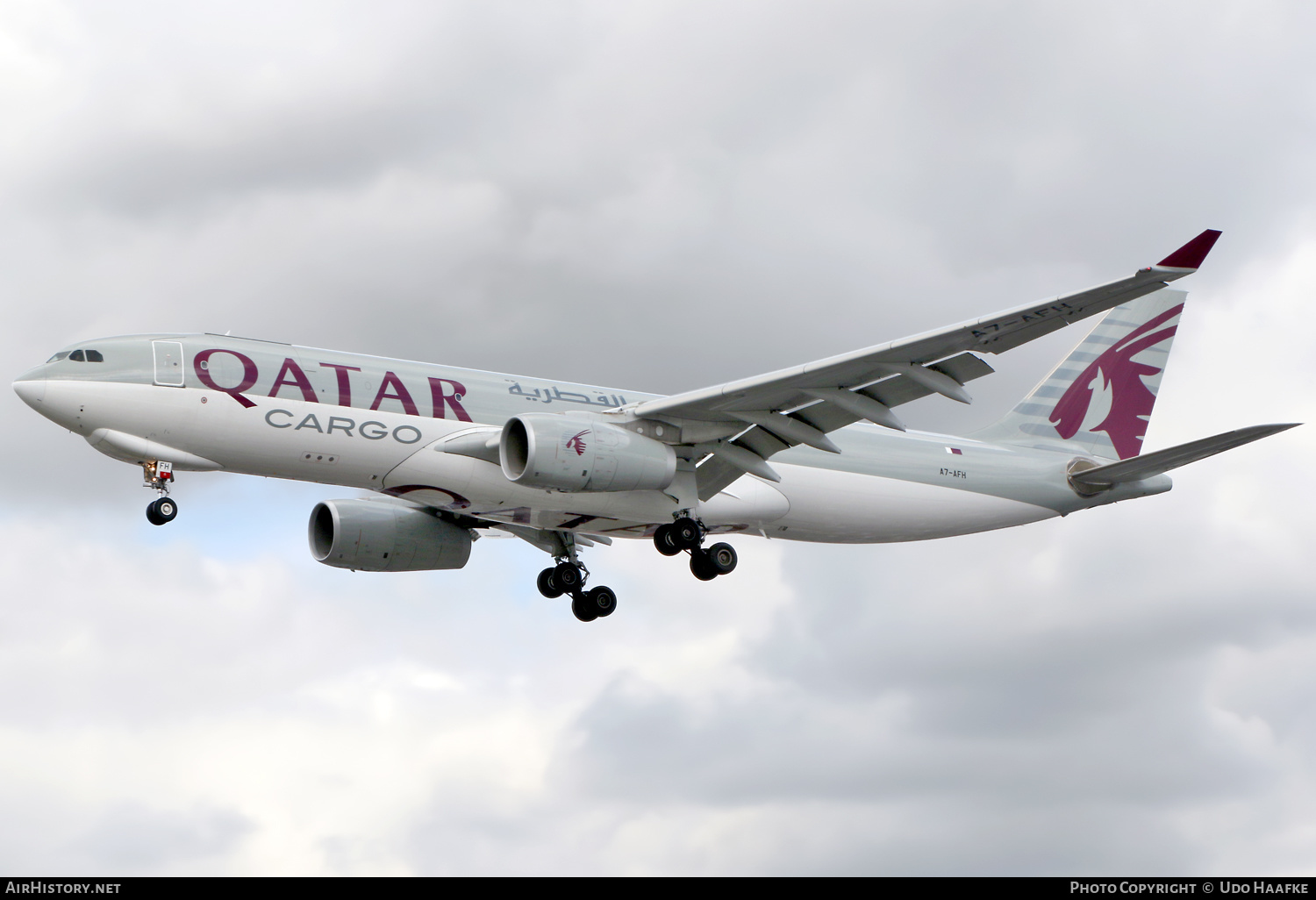 Aircraft Photo of A7-AFH | Airbus A330-243F | Qatar Airways Cargo | AirHistory.net #657243
