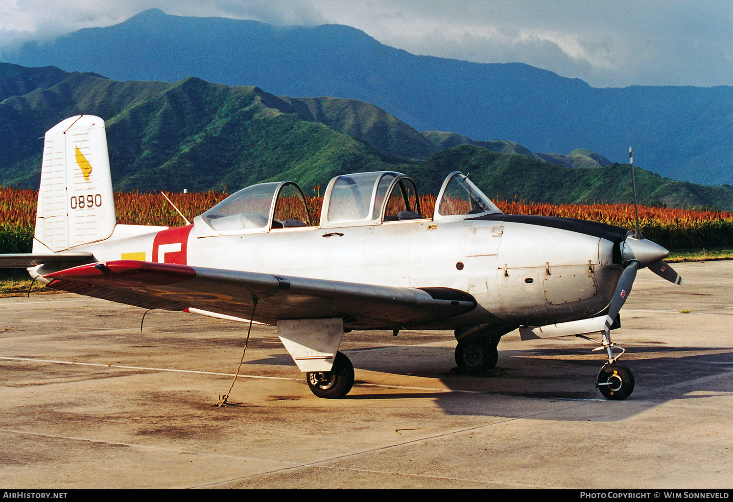 Aircraft Photo of 0890 | Beech VT-34A Mentor | Venezuela - Air Force | AirHistory.net #657248