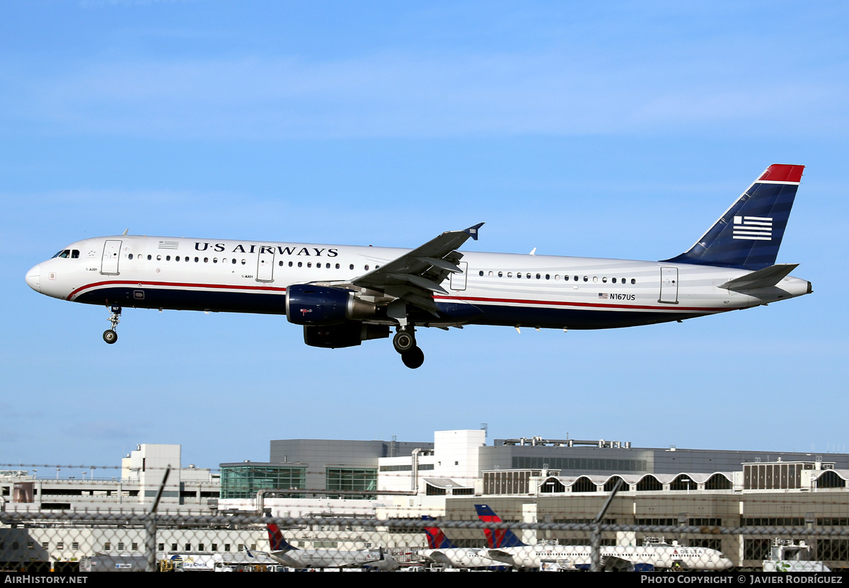 Aircraft Photo of N167US | Airbus A321-211 | US Airways | AirHistory.net #657251