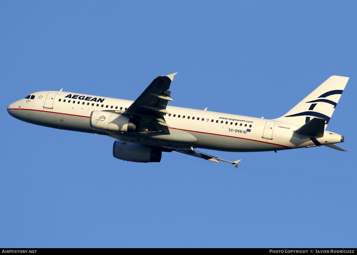 Aircraft Photo of SX-DVN | Airbus A320-232 | Aegean Airlines | AirHistory.net #657260