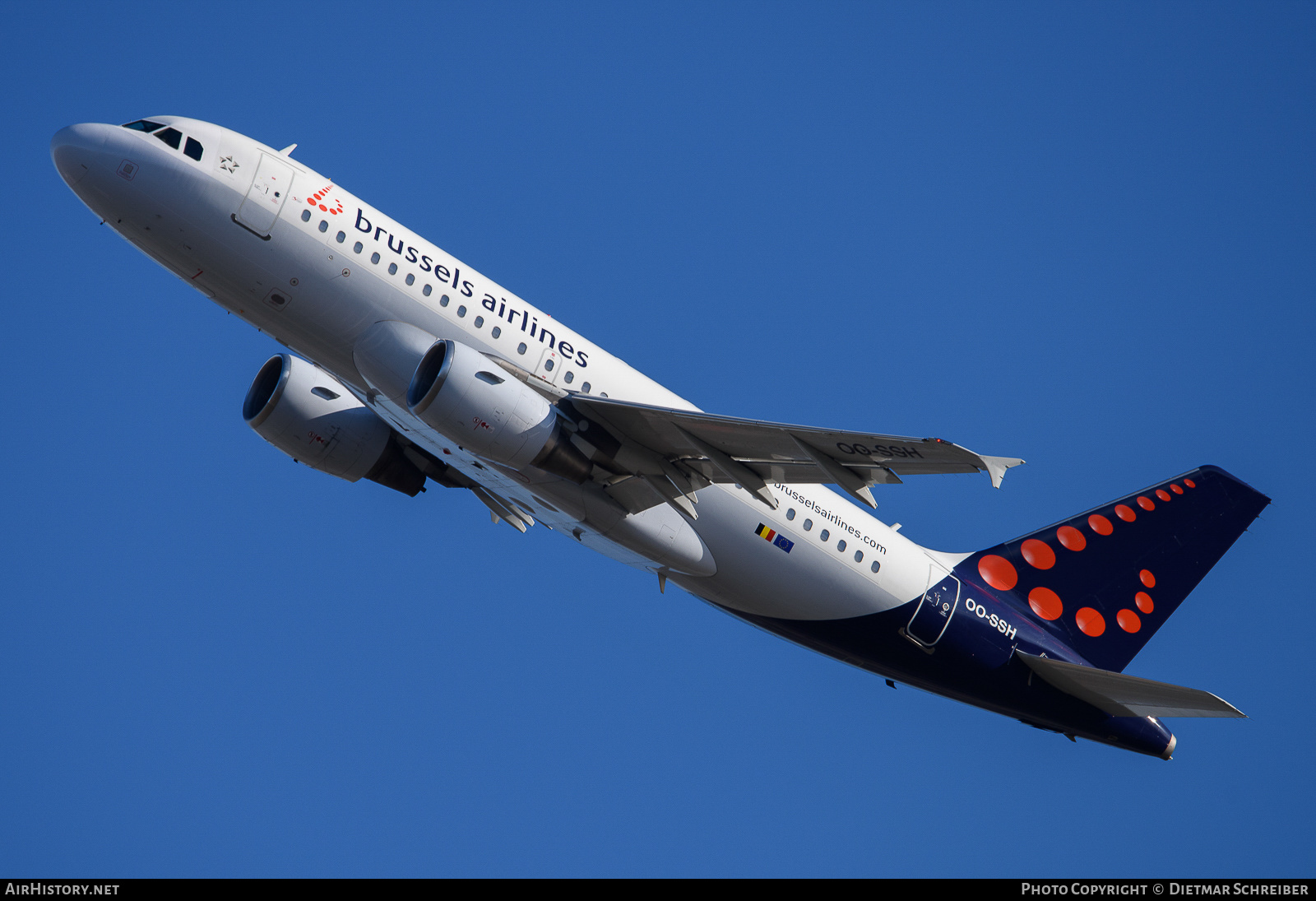 Aircraft Photo of OO-SSH | Airbus A319-112 | Brussels Airlines | AirHistory.net #657266
