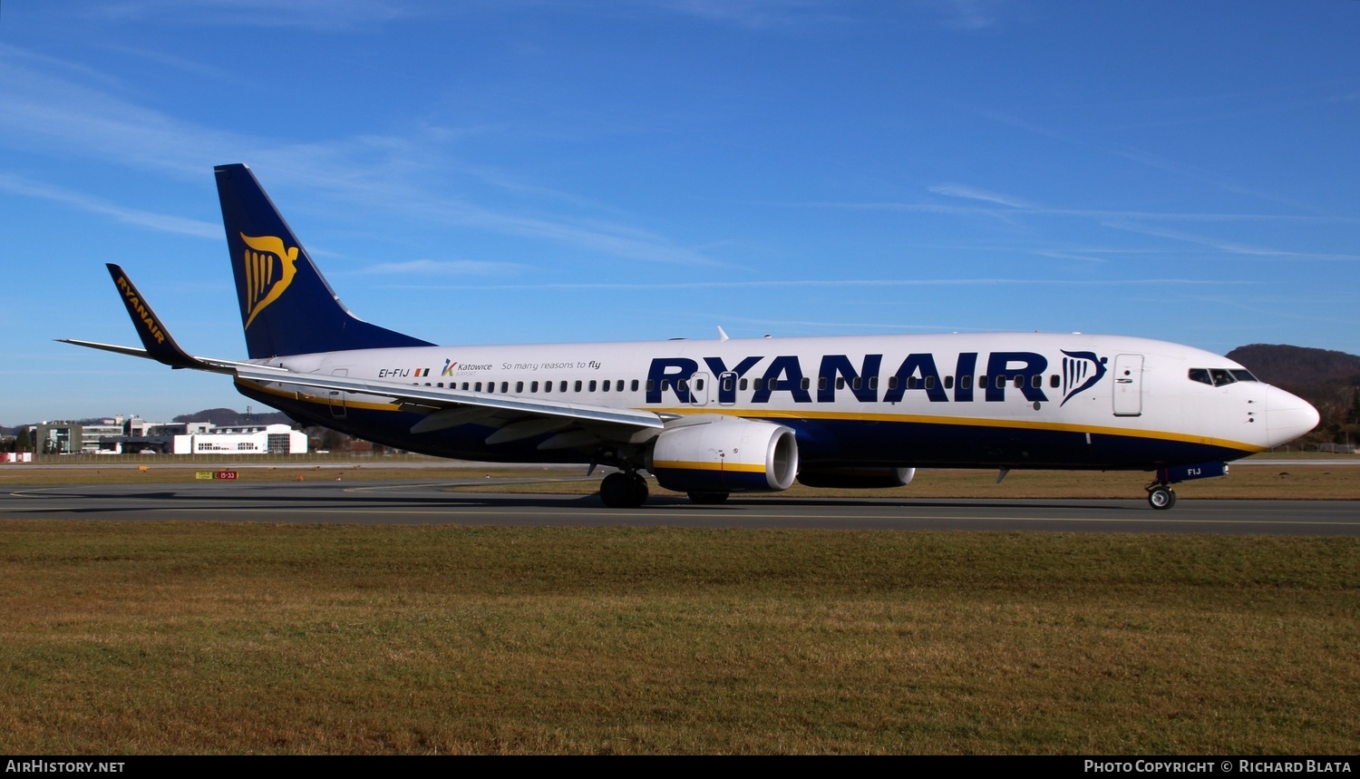 Aircraft Photo of EI-FIJ | Boeing 737-8AS | Ryanair | AirHistory.net #657270