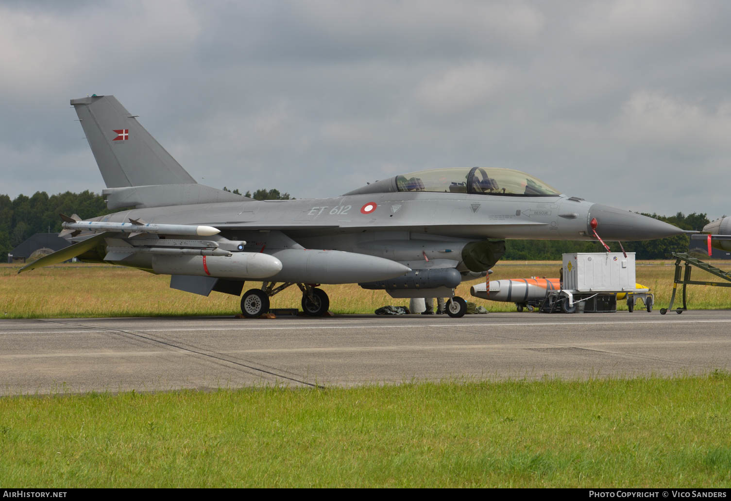 Aircraft Photo of ET-612 | General Dynamics F-16BM Fighting Falcon | Denmark - Air Force | AirHistory.net #657275