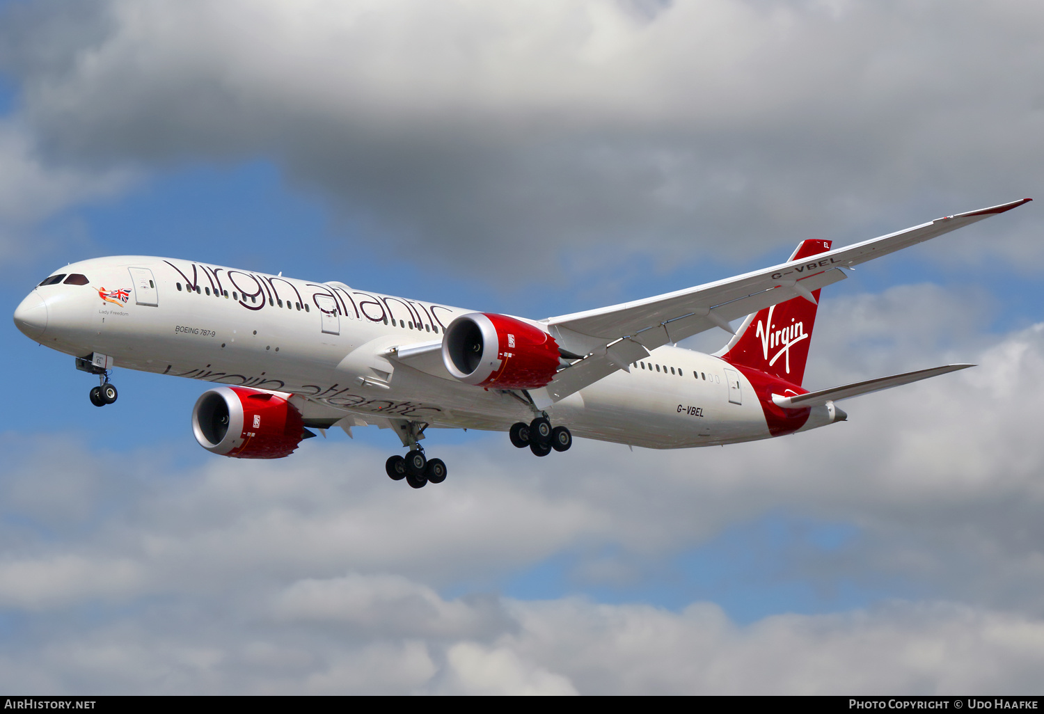 Aircraft Photo of G-VBEL | Boeing 787-9 Dreamliner | Virgin Atlantic Airways | AirHistory.net #657299