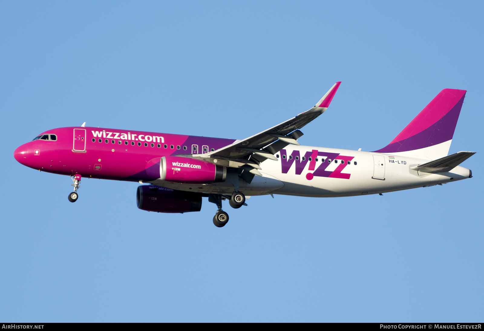 Aircraft Photo of HA-LYD | Airbus A320-232 | Wizz Air | AirHistory.net #657315