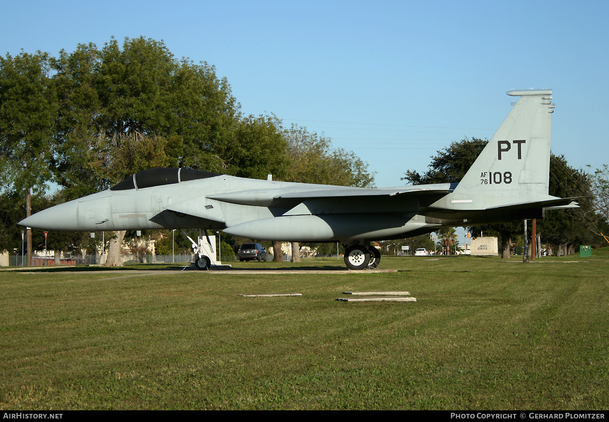 Aircraft Photo of 76-0108 | McDonnell Douglas F-15A Eagle | USA - Air Force | AirHistory.net #657343