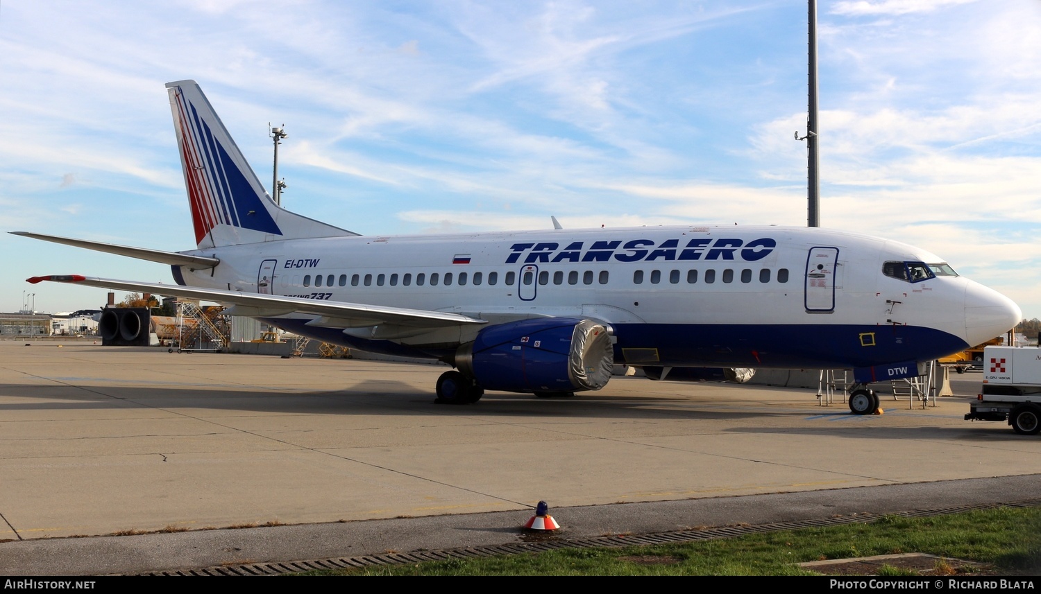 Aircraft Photo of EI-DTW | Boeing 737-5Y0 | Transaero Airlines | AirHistory.net #657361